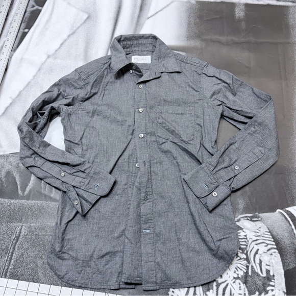 Eight & Sand Made In USA 100% Organic Long Staple Cotton Popover Shirt A39 - Picture 2 of 5